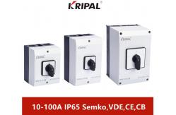 China KRIPAL 10-100A IP65 Waterproof Changeover Switch RoHS Standard supplier