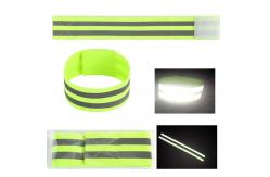 China Military Phone Soft Reflective Armbands With Lights High Visible Elastic Fabric Reflex Wristband supplier