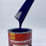 China M124 1K Ultramarine Car Paint Good Adhesion Matte Black Car Paint for sale