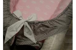 China Customized Baby Crib Bedding Sets Toddler Size Babynest With Removable Cover supplier