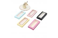 China Window Cut Paper Display Box Offset Printing Rectangle Eyelash Packaging Box Custom supplier
