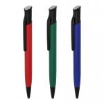 Office School Stationery Metal Bevel Top Pressing Ballpoint Pen With Logo for sale