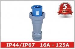 China Outdoor Electric Industrial And Multiphase Power Plugs And Sockets 125A supplier