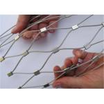 Soft Type 3.5mm Wire Rope Mesh 7x7 Anti Rust Diamond Stainless Steel for sale