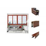 260mm*260mm Aluminum Window Profiles Wood Grain Surface for sale