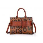 Polyester Luxury Women PU Handbag Antiwear Multipurpose 32x13x23cm for sale