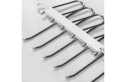 China Space Saving Pants Hangers Non-Slip Clothes Organizer 5 Layered Pants Rack supplier