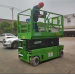 Mobile Scissor Table Self Propelled Work Platform Anti Skid Dc24v Battery for sale