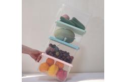 China 3L 5L 6L Stackable Storage Bins With Handles For Freezer Kitchen supplier