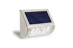 China OEM 70-80LM 700MAH LiFePO4 Battery Solar Wall Light 8H Working Time supplier