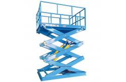 China 4m Fixed Scissor Lift 1000kg Electric Double Scissor Lift Table supplier