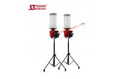 China Red Badminton Shuttlecock Feeder Machine Training Lifting System 0-70CM supplier