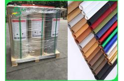 China Sewable Tear - Resistant Washable Kraft Paper Fabric In Roll Making Bags Wallets supplier