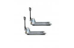 China Galvanised Manual Hand Pallet Truck 685mm Fork Width ISO Certified supplier