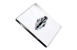 China Fixed Ceiling 8in Square Waterfall Shower Head Single Function supplier