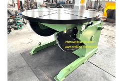 China 3tons Welding Positioner With Rotary And Tiltling Table  0.5 Rpm supplier