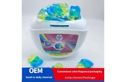 China OEM ODM 3-in-1 Liquid  Eco Friendly Laundry Detergent Capsules supplier