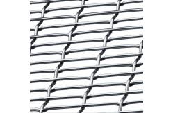 China Stainless Steel Crimped Woven Wire Mesh For Hotel Decoration supplier