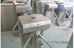 China IP62 IC ID Card Access Three Arms Access Control Turnstiles Bidirectional 110V / 220V supplier
