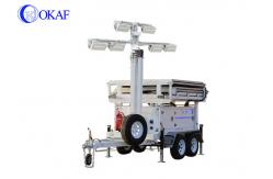 China Emergency Rescue Mobile Security Camera Trailer 8x200w Solar Panels supplier