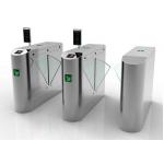 0.2s SS304 Remote Control Flap Turnstile Unidirectional for sale