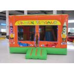 Lovely crayon inflatable bouncy combo for sale commercial inflatable crayon jumping house with sport games for sale