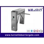 Security Passage Rfid Vertical Pedestrian Turnstile Gate Automatic Metro Station for sale