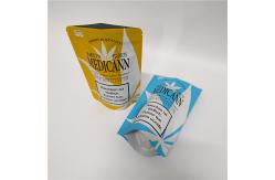 China Custom Resealable Childproof Mylar Digital Printed Stand Up Pouches With Zipper supplier