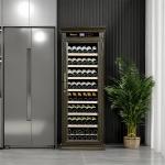 Custom Wine Cooler Cabinet With Touch Control Panel And Locker for sale