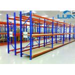 Convenient Medium Duty Shelving Plywood Board Steel Frame 100-150kg / Layer for sale