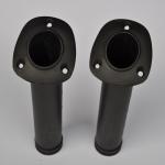 MARINE BOAT PLASTIC NYLON BLACK FISHING ROD HOLDER ONE PC for sale