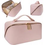 Multifunctional Large Capacity Travel Makeup Bag Flat Large Opening for sale