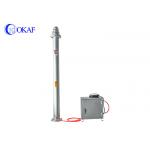 3-18 Meter Telescopic Light Tower , DC12V-15A Mobile Pneumatic Tower Mast For Camera for sale