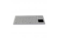 China PS2 Waterproof Medical Grade Keyboard 17mA With Touchpad supplier