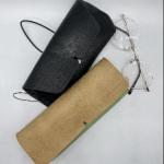 Durable Fashion Unisex Soft Spectacle Case PU Leather Sunglasses Packaging Set for sale
