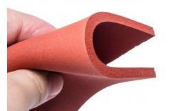 China Texture Surface 200PSI Silicone Foam Sponge Sheet supplier