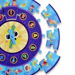 Panda Juniors PJ012 My Round Puzzle Printing Educational Toy Intelligent Paper Game Of Jigsaw Puzzles For Children for sale