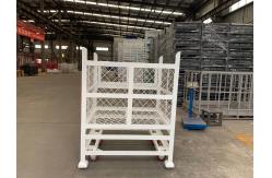 China Heavy Duty Padlock Stillage Pallet Cage Galvanized Powder Coated 1000kg-2000kg Load Capacity supplier