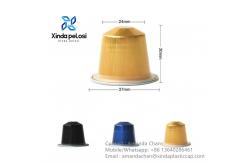 China Factory Coffee Capsules Aluminum Foil Empty Coffee Pods With Heat Sealing Lids supplier
