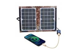 China ROSH usb Portable Solar Panel Camping Mobile Phone Charger 6W supplier
