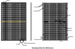 China 400 - 425w Bifacial Module With Dual Glass Rs41-400~425nxg-E3 182*182mm supplier