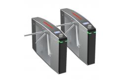 China Adjustable Speed 304 Stainless Steel Access Control Turnstile Gate supplier