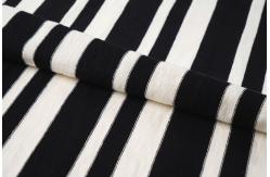 China Easy To Care Healthy And Smooth Striped Material Fabric For T-Shirt supplier