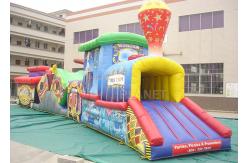 China Challenge Race Inflatable Obstacle Course Train Tunnel Climb Slide supplier