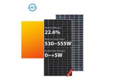 China 545w Tw Monocrystalline Solar Panel Kit 550w 555w Mono Half Cut Solar Panel supplier