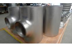 China Customizable Titanium Tee 3D 10D Radius Reducing Tee Titanium Fitting supplier