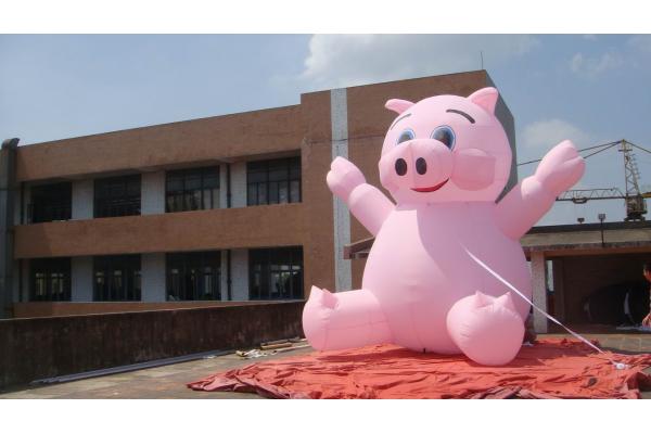 Inflatable advertising cartoon / inflatable advertising pig / inflatable promotion