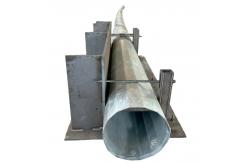 China Q460 Gr65 100FT 3 Segments Polygonal Hot Dip Galvanized Burial Transmission Steel Pole supplier