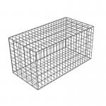 2x1x1m Galvanized 4mm Gabion Welded Wire Retaining Wall for sale
