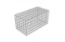 China 2x1x1m Galvanized 4mm Gabion Welded Wire Retaining Wall supplier